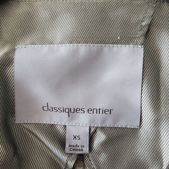 Classiques Entier Tweed Gray Zipper Blazer - Picture 5 of 9